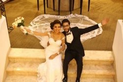 بالصور .. ساندي و دينا يشعلان حفل زفاف إسلام مصطفي و أميرة عامر
