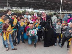 بالصور…احتفالية عيد الطفولة بالطفل اليتيم بدار المدفعية