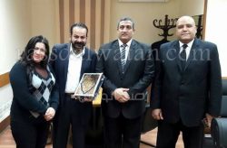 زيارة التحالف المدنى لحقوق الانسان لنائب محافظ القاهرة