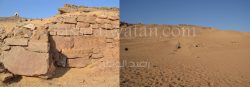 الآثار : كشف جديد عن جدار أثري أسفل مسار الزيارة بالجزء الشمالي من جبانة قبة الهوا بأسوان