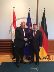 وزير الخارجية يلتقى مع نائب المستشارة الألمانية ووزير الاقتصاد والطاقة الألمانى
