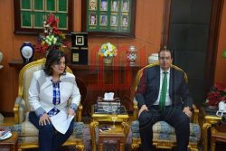 الشعراوى يستقبل نائب وزير الزراعة بمبنى محافظة الدقهلية
