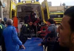 حادث مرورى أسفر عن إصابة شخص بالطريق الدولى الساحلى محافظة كفر الشيخ