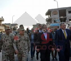 القائد العام للقوات المسلحة ووزير الداخلية يتفقدان قوات إنفاذ القانون بسيناء