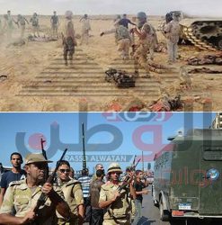 الجيش الثالث يضبط 6 تكفيريًا شديدي الخطورة  و مقتل 7 آخرين بوسط سيناء
