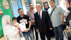 فريق ” بداية جديدة ” بالمنصورة يزور مستشفيات جامعة المنصورة