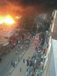 الصحة: إصابة 9 مجندين تابعين للحماية المدنية باختناق فى حريق أسوان