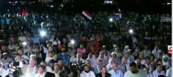 “تحيا جمهورية مصر العربية”.. هتاف آلاف الفلسطينيين فى مسيرات غزة