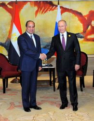 الرئيس عبدالفتاح السيسي يلتقى اليوم مع الرئيس الروسي