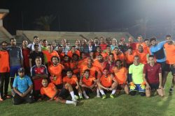 بالصور…جولة جديدة من تدريبات الفريق الأول لكرة القدم باستاد كفر الشيخ