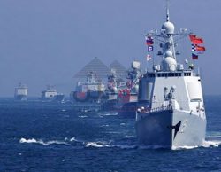 مناورات ” التعاون البحري – 2017 ” بين روسيا والصين