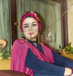 الصحفية دينا السعيد فى سباق ملكة الحجاب 2017