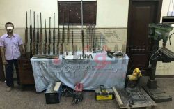 ضبط شخص يدير ورشة لتصنيع الأسلحة النارية بالإسكندرية