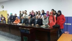 شباب ضد الارهاب بالمعهد العالي للخدمة الاجتماعية بالاسكندرية