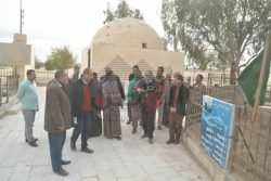“البديوى” يتفقد منطقة البهنسا الأثرية شمال المنيا