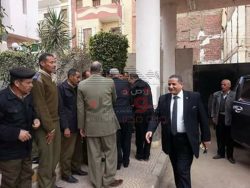 بالصور : زيارة وفد نقابة المعلمين لمركز شرطة أبوقرقاص