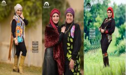 بالصور…أزياء «نجلاء أبو الحسن» في شتاء 2018 بين الألوان المبهجة والأزياء الجريئة