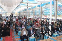 مؤتمر جماهيرى حاشد لتأييد الرئيس عبد الفتاح السيسي بمدينة السلام والنهضة