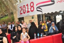 الجاليه المصريه بالسعوديه تدلى بصوتها فى الانتخابات الرئاسية