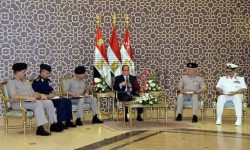 الرئيس السيسى يلتقى كبار قادة القوات المسلحة بعد صلاة الجمعة