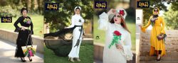 بالصور…مصممة الأزياء ”أمل نعيم” تبحث عن التميّز والتفرّد في أحدث تصاميمها لـ2018